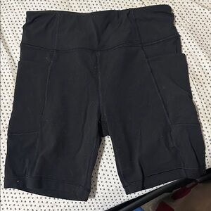 Athleta Black Bike Shorts